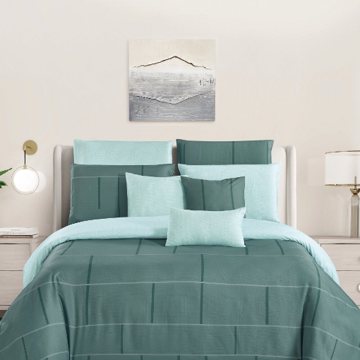 Picture of AKEMI Lyocell Flourish Quilt Cover Set 900TC - Thana (Super Single/ Queen/ King)