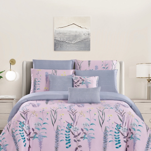 Picture of AKEMI Lyocell Flourish Quilt Cover Set 900TC - Valara (Super Single/ Queen/ King)