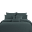 Picture of AKEMI Lyocell Colour Radiant Quilt Cover Set 900TC - Night Teal (Super Single/ Queen/ King)