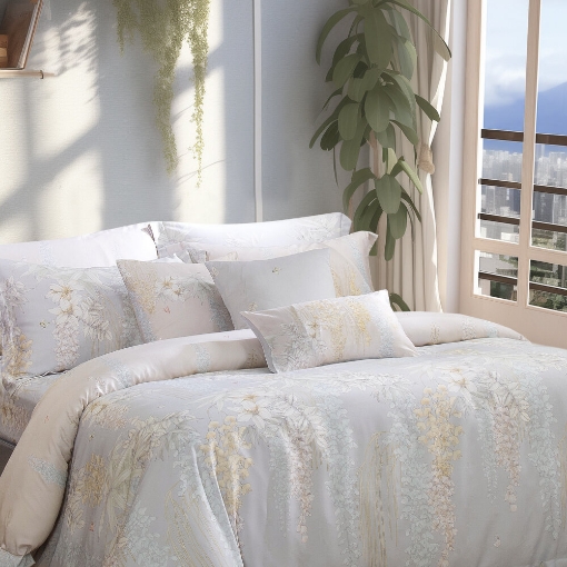 Picture of AKEMI TENCEL™ Lyocell Virtuous Quilt Cover Set | 1300TC - Wistaria (Super Single/Queen/King/Super King)