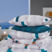 Picture of ai by AKEMI Lovesome Collection Fitted Sheet Set | 100% MicroXT 650TC - Cottrell (Super Single/Queen/King)