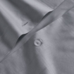 Picture of AKEMI Cotton Sateen Affinity Fitted Sheet Set | 100% Cotton - Shine 1200TC - Sky Grey (Super Single/Queen/King)