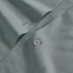 Picture of AKEMI Cotton Sateen Affinity Fitted Sheet Set | 100% Cotton - Shine 1200TC - Breeze Green (Super Single/Queen/King)