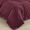 Picture of AKEMI Cotton Sateen Affinity Fitted Sheet Set | 100% Cotton - Shine 1200TC - Rustic Ruby (Super Single/Queen/King)