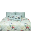 Picture of AKEMI Cotton Essentials Jovial Kids Comforter Set 600TC - Aster's Farm (Super Single/ Queen/ King)