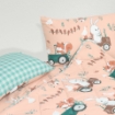 Picture of AKEMI Cotton Essentials Jovial Kids Fitted Sheet Set 600TC - Farmer's Club (Super Single/ Queen/ King)