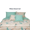 Picture of AKEMI Cotton Essentials Jovial Kids Fitted Sheet Set 600TC - Zebra Lines (Super Single/ Queen/ King)