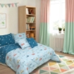 Picture of AKEMI Cotton Essentials Jovial Kids Fitted Sheet Set 600TC - Urban Motion (Super Single/ Queen/ King)