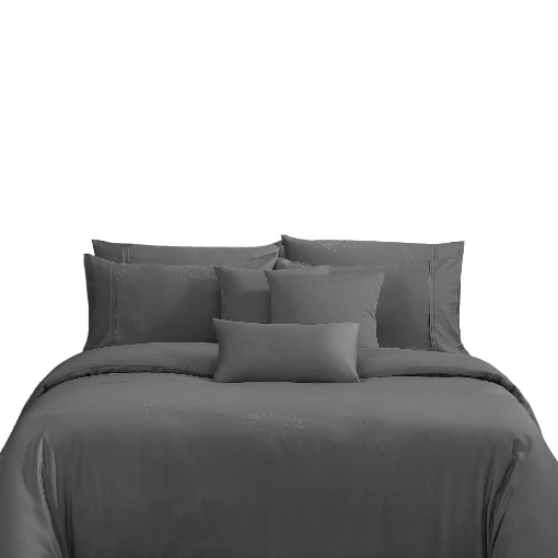 Picture of AKEMI TENCEL™ Lyocell Accord Fitted Sheet Set 1300TC - Chicago Grey (Super Single/ Queen/ King)