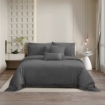 Picture of AKEMI TENCEL™ Lyocell Accord Fitted Sheet Set 1300TC - Chicago Grey (Super Single/ Queen/ King)
