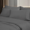 Picture of AKEMI TENCEL™ Lyocell Accord Fitted Sheet Set 1300TC - Chicago Grey (Super Single/ Queen/ King)