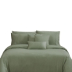 Picture of AKEMI TENCEL™ Lyocell Accord Fitted Sheet Set 1300TC - Ibiza Olive (Super Single/ Queen/ King)