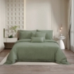 Picture of AKEMI TENCEL™ Lyocell Accord Fitted Sheet Set 1300TC - Ibiza Olive (Super Single/ Queen/ King)