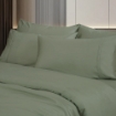 Picture of AKEMI TENCEL™ Lyocell Accord Fitted Sheet Set 1300TC - Ibiza Olive (Super Single/ Queen/ King)