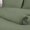 Picture of AKEMI TENCEL™ Lyocell Accord Fitted Sheet Set 1300TC - Ibiza Olive (Super Single/ Queen/ King)