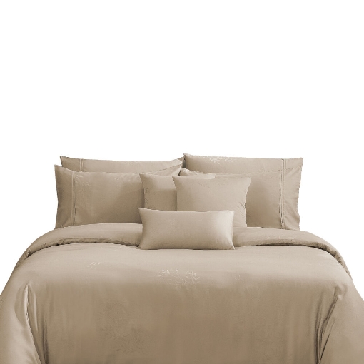 Picture of AKEMI TENCEL™ Lyocell Accord Fitted Sheet Set 1300TC - Nude Khaki (Super Single/ Queen/ King)
