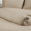 Picture of AKEMI TENCEL™ Lyocell Accord Fitted Sheet Set 1300TC - Nude Khaki (Super Single/ Queen/ King)