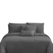 Picture of AKEMI TENCEL™ Lyocell Accord Quilt Cover Set 1300TC - Chicago Grey (Super Single/Queen/King/Super King)