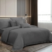 Picture of AKEMI TENCEL™ Lyocell Accord Quilt Cover Set 1300TC - Chicago Grey (Super Single/Queen/King/Super King)