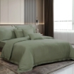 Picture of AKEMI TENCEL™ Lyocell Accord Quilt Cover Set 1300TC - Ibiza Olive (Super Single/Queen/King/Super King)