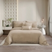 Picture of AKEMI TENCEL™ Lyocell Accord Quilt Cover Set 1300TC - Nude Khaki (Super Single/Queen/King/Super King)