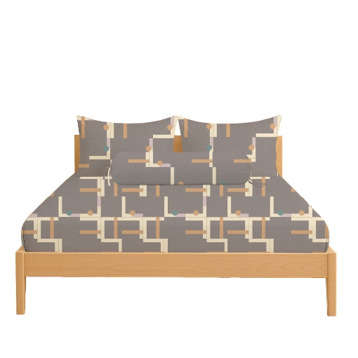 Picture of ai by AKEMI Cheery Collection Fitted Sheet Set 650TC (Super Single/Queen/King) - Vidar