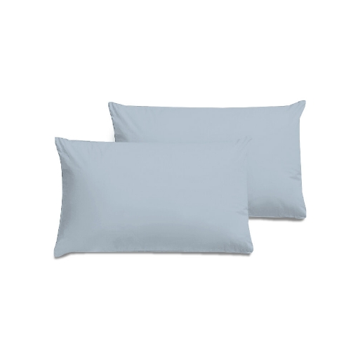 Picture of AKEMI Cotton Essentials Colour Home Divine Pillow Case 600TC - Jake Blue (2pc)