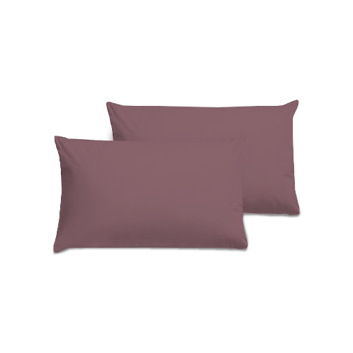Picture of AKEMI Cotton Essentials Colour Home Divine Pillow Case 600TC - Terra Rose (2pc)