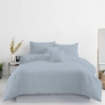 Picture of AKEMI Cotton Essentials Colour Home Divine Fitted Sheet Set 600TC - Jake Blue (Super Single/Queen)