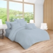 Picture of AKEMI Cotton Essentials Colour Home Divine Fitted Sheet Set 600TC - Jake Blue (Super Single/Queen)