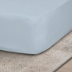 Picture of AKEMI Cotton Essentials Colour Home Divine Fitted Sheet Set 600TC - Jake Blue (Super Single/Queen)