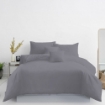 Picture of AKEMI Cotton Essentials Colour Home Divine Fitted Sheet Set 600TC - Slate Grey (Super Single/Queen)