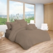 Picture of AKEMI Cotton Essentials Colour Home Divine Fitted Sheet Set 600TC - Cinnamon Brown (Super Single/Queen)
