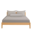 Picture of ai by AKEMI ColourJoy Collection Fitted Sheet Set | 100% MicroXT 650TC - Rustic Taupe (Super Single/Queen/King)
