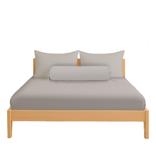 Picture of ai by AKEMI ColourJoy Collection Fitted Sheet Set | 100% MicroXT 650TC - Rustic Taupe (Super Single/Queen/King)