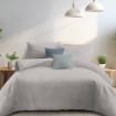Picture of ai by AKEMI ColourJoy Collection Fitted Sheet Set | 100% MicroXT 650TC - Rustic Taupe (Super Single/Queen/King)