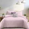 Picture of ai by AKEMI ColourJoy Collection Fitted Sheet Set | 100% MicroXT 650TC - Petal Pink (Super Single/Queen/King)