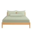 Picture of ai by AKEMI ColourJoy Collection Fitted Sheet Set | 100% MicroXT 650TC - Fern Green (Super Single/Queen/King)