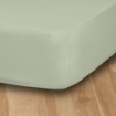 Picture of ai by AKEMI ColourJoy Collection Fitted Sheet Set | 100% MicroXT 650TC - Fern Green (Super Single/Queen/King)
