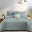 Picture of ai by AKEMI ColourJoy Collection Fitted Sheet Set | 100% MicroXT 650TC - Dexter Grey (Super Single/Queen/King)