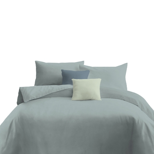 Picture of ai by AKEMI ColourJoy Collection Comforter Set | 100% MicroXT 650TC - Dexter Grey (Super Single/Queen/King)