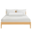 Picture of AKEMI TENCEL™️ Touch Colour Cool Fitted Sheet Set 1050TC - White (Super Single/ Queen/ King)