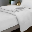 Picture of AKEMI TENCEL™ Touch Colour Cool Fitted Sheet Set 950TC - White (Super Single/ Queen/ King)