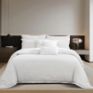 Picture of AKEMI TENCEL™️ Touch Colour Cool Fitted Sheet Set 1050TC - White (Super Single/ Queen/ King)