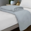 Picture of AKEMI TENCEL™️ Touch Colour Cool Fitted Sheet Set 1050TC - Clean Silver (Super Single/ Queen/ King)