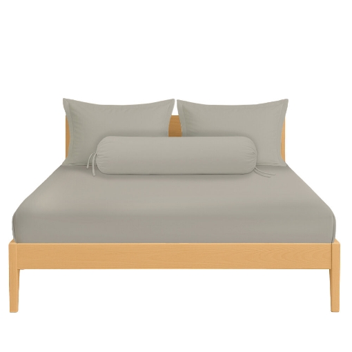 Picture of AKEMI TENCEL™ Touch Colour Cool Fitted Sheet Set 950TC - Light Cafe (Super Single/ Queen/ King)