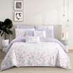 Picture of AKEMI Cotton Sateen Faith Quilt Cover Set | 100% Cotton 1250TC - Chaya (Super Single / Queen / King)