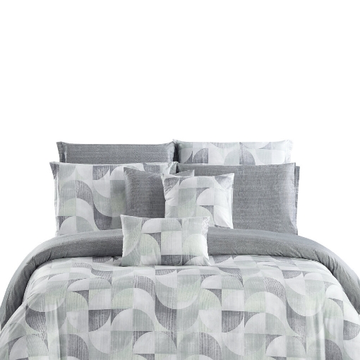 Picture of AKEMI Cotton Sateen Faith Quilt Cover Set | 100% Cotton 1250TC - Kai (Super Single / Queen / King)
