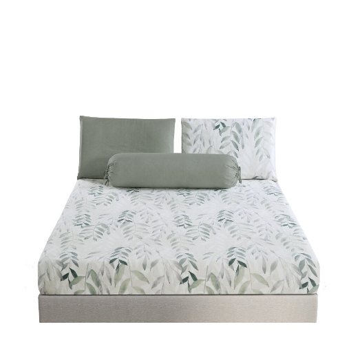 Picture of AKEMI Cotton Twill Adore Fitted Sheet Set | 100% Cotton 850TC - Wynne (Super Single/ Queen/ King)