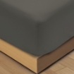 Picture of ai by AKEMI Colourkissed Collection Fitted Sheet Set | 100% MicroXT 700TC - Bull Grey (Super Single/Queen/King)